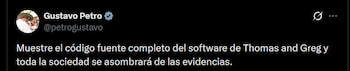 Gustavo Petro aseguró que todos