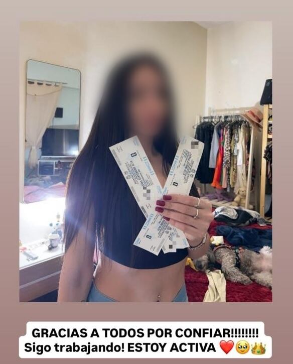 La sospechosa capturada