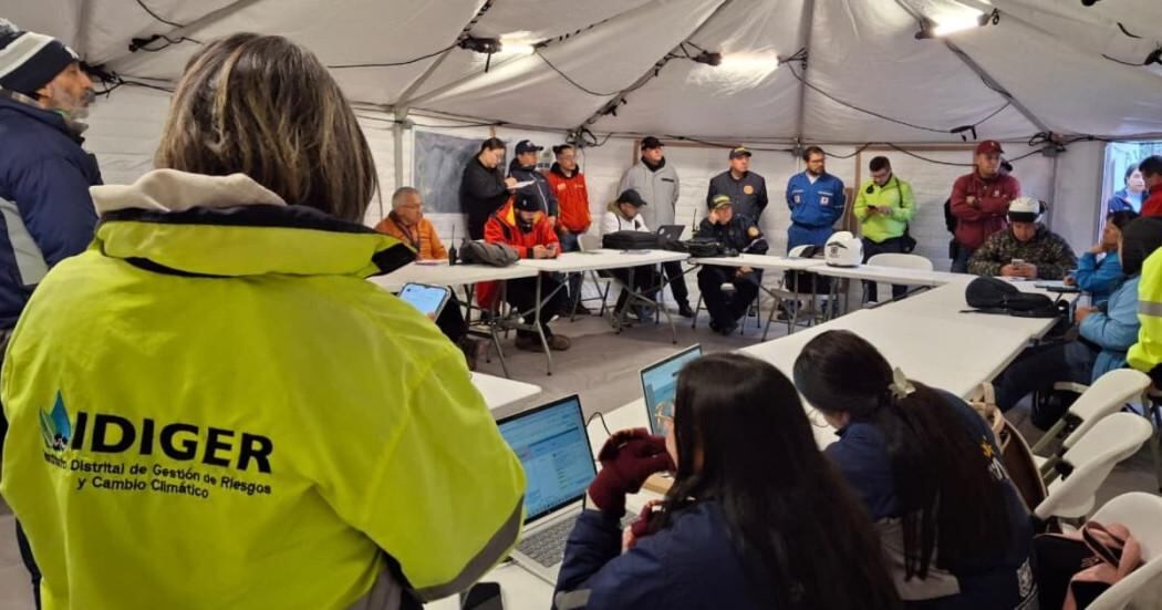 El Iidger instalará un Puesto de Mando Unificado con más de 100 personas para monitorear riesgos en Ciudad Bolívar - crédito Alcaldía de Bogotá