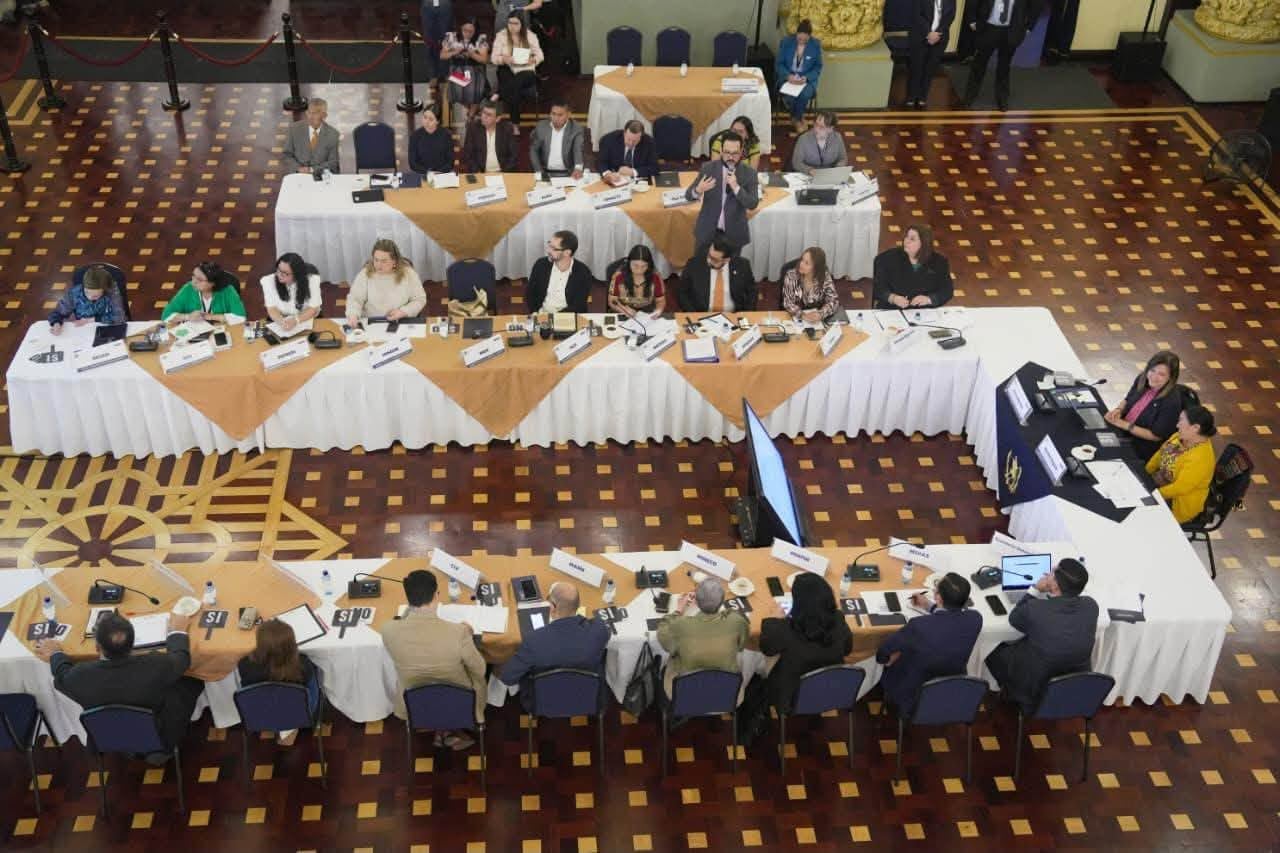 Karin Herrera advirtió que 340 municipios de Guatemala presentan riesgo de trabajo infantil vinculado con la sequía, la pérdida de cosechas y la pobreza rural. (Vicepresidencia de Guatemala)