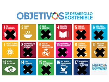 Afiche elaborado en 2019, señalando