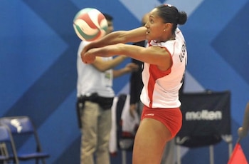 Jessenia Uceda defendió los colores de la selección peruana de vóley varios años.