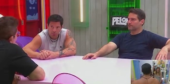 Yahir, Memo y Ernesto Laguardia en La Casa de los Famosos México 2026 (Captura)
