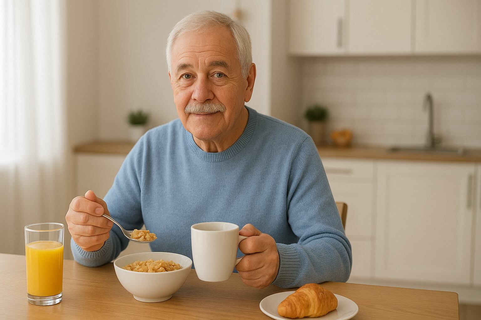 Los adultos mayores que comen solos enfrentan un mayor riesgo de malnutrición y pérdida de peso, según estudios internacionales (Imagen Ilustrativa Infobae)