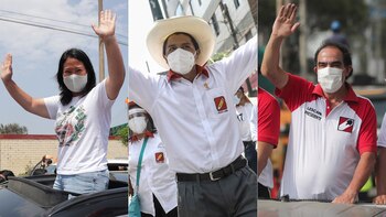 Keiko Fujimori, Pedro Castillo y