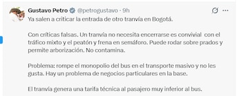 El actual alcalde capitalino aclara aspectos técnicos y desmiente afirmaciones del mandatario nacional, haciendo énfasis en posturas fundamentadas en avales oficiales y resaltando discusiones recientes con representantes estatales sobre la planificación - crédito Gustavo Petro/X