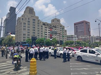 Taxistas de la CDMX bloquearon