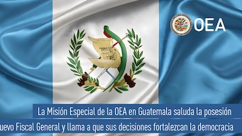La OEA reconoce la asunción de Gabriel García Luna como fiscal general en Guatemala