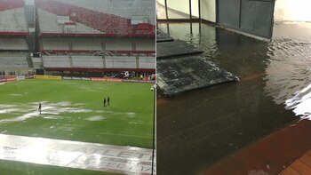 La lluvia puso en duda