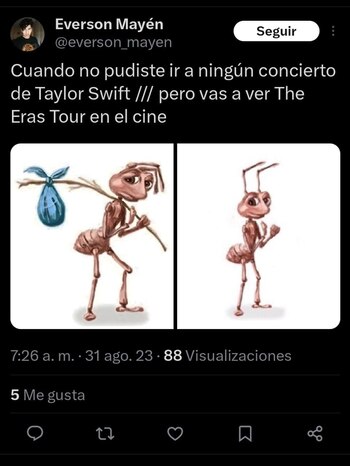 Los memes sobre "The Eras