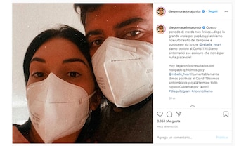 El anuncio de Diego Jr.