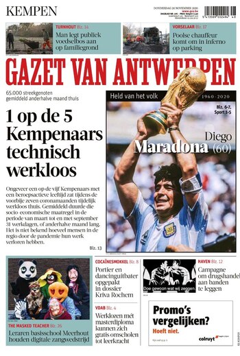 Gazet van Antwerpen, Bélgica