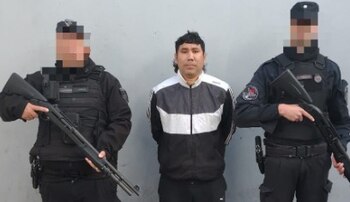 El prófugo detenido