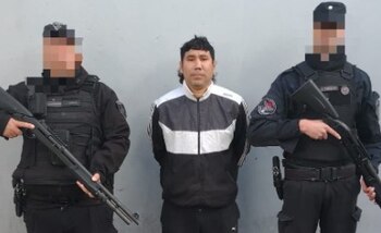 El prófugo detenido