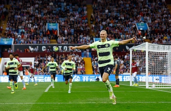 Erling Haaland ha generado un gran impacto en su llegada al Manchester City y lleva 10 goles en la Premier League (Foto: Reuters)