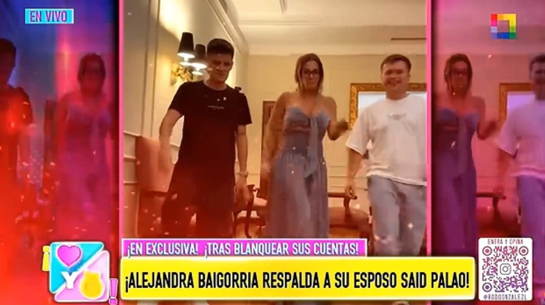 Alejandra Baigorria responde por chats de su hermano Derek expuestos por Pamela López. Captura: Amor y Fuego.