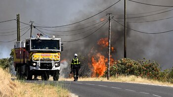 Cerca de 4.500 hectáreas calcinadas, 10.000 evacuados y un bombero y un local críticos en Pirineos Orientales