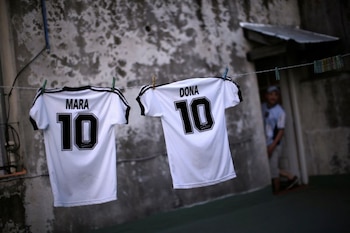 Camisetas con los nombres de
