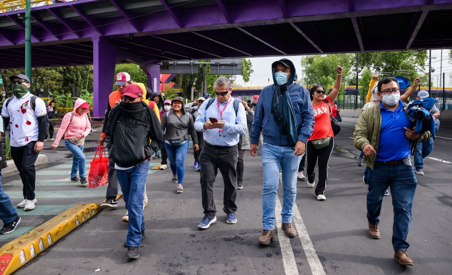Preparativos para jornada de movilizaciones en Ciudad de México
