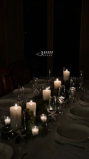 La mesa de Año Nuevo