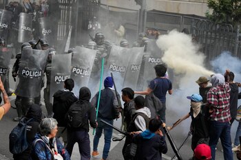 Simpatizantes del presidente colombiano, Gustavo