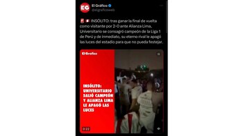 Prensa internacional informó del apagón