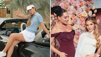 Andrea Valdiri sorprendió a su