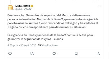 (X/ @MetroCDMX)