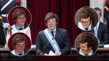 Los gestos de Milei mostraron