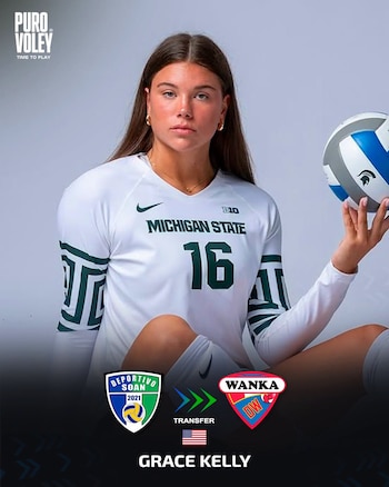 Grace Kelly, tras un debut frustrado en Soan, buscará darse a conocer en el vóley peruano con Deportivo Wanka.