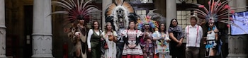 Clara Brugada reconoció oficialmente el 12 de octubre como Día de la Resistencia Indígena en la Ciudad de México, mediante una declaratoria emitida el 14 de octubre de 2024. (Crédito: Gobierno de la Ciudad de México)