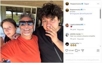 La publicación de Fito Páez