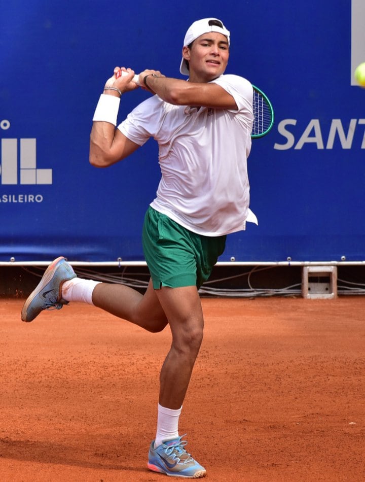 Luis ’Guto‘ Miguel ilusiona al tenis brasileño con su proyección. Crédito: Difusión.