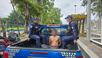 La Policía Nacional Civil de Guatemala capturó en Ciudad de Guatemala al salvadoreño acusado de femicidio agravado en su país. (Cortesía: PNC de Guatemala)