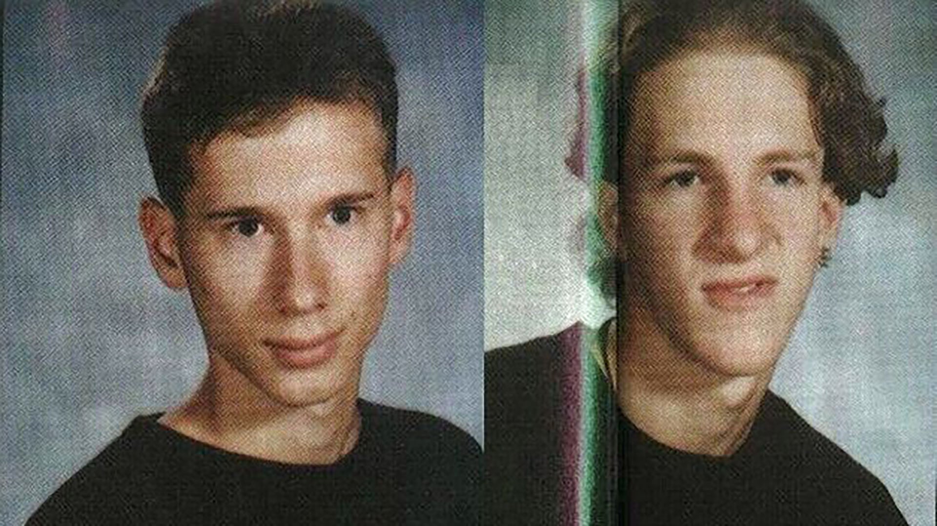 Retratos estudiantiles de Eric Harris (izquierda) y Dylan Klebold (derecha), los responsables de la trágica Masacre de Columbine en 1999.