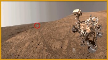 Una columna de polvo captada