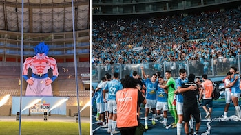 Mítico personaje de Dragon Ball se lucirá en la tribuna popular de Sporting Cristal en partido con Universitario.