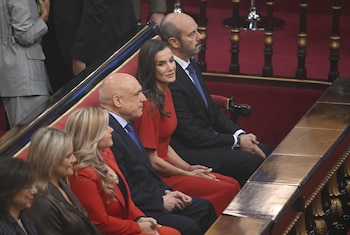 La reina Letizia en la entrega de la XV Edición de los Premios Luis Carandell de Periodismo Parlamentario (Europa Press)
