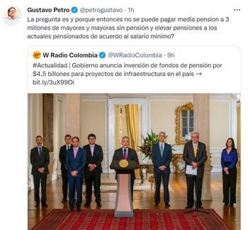 Gustavo Petro e Iván Duque