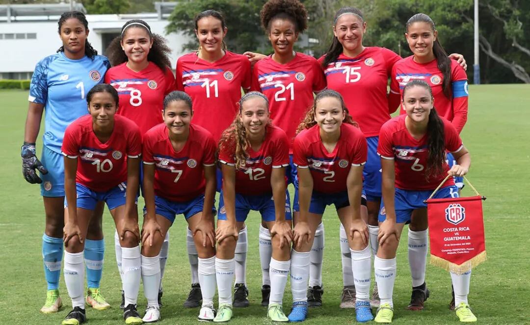 Sheika Scott firmó una de las actuaciones destacadas de Costa Rica en Concacaf 2025 al marcar cinco goles en el 9-0 sobre Guyana durante la fase de grupos. (Cortesía: Fedefutbol CRC)