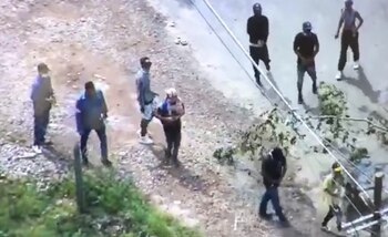 Desalojo de campesinos de un