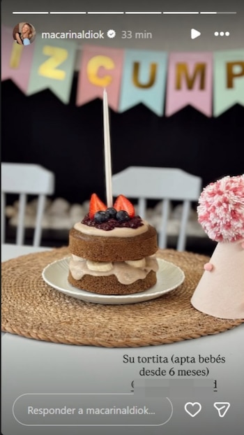 La torta que prepararon para