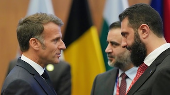 Macron llegó a Damasco como primer jefe de Estado europeo en visitar Siria desde la caída de Assad