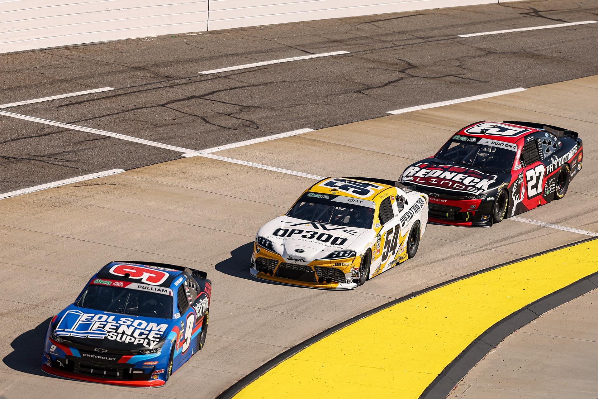Pulliam pudo continuar y terminó quinto tras la bandera roja (AFP)