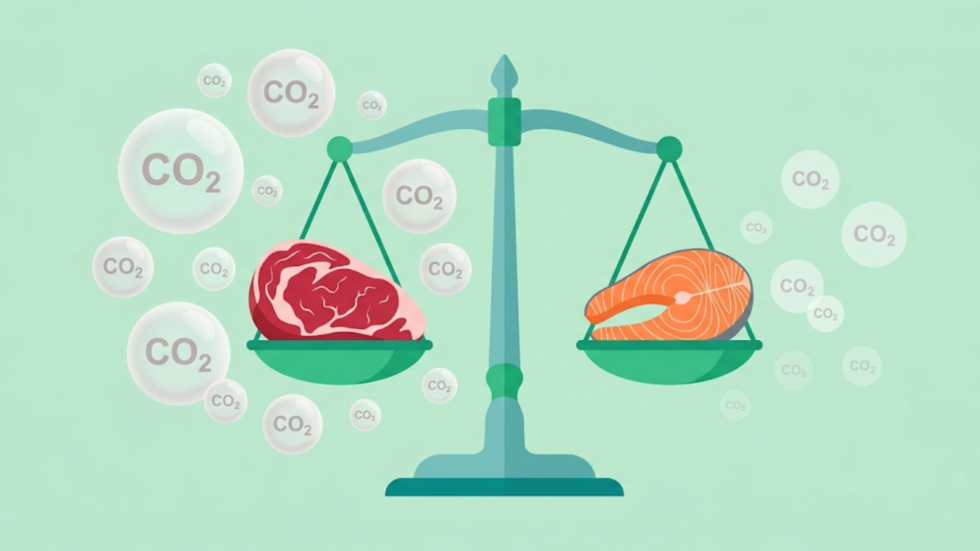 Un estudio de las universidades de Bristol y Southampton indicó que reemplazar una vez por semana un filete de vacuno por salmón en el Reino Unido podría reducir 28 % las emisiones de la dieta hacia 2050 (Imagen Ilustrativa Infobae)