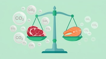 El cambio semanal de vacuno por salmón reduciría 28% las emisiones de la dieta