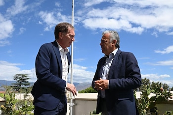 Santilli, junto al gobernador