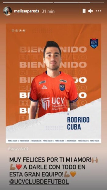 Así reaccionó Melissa Paredes. (Foto: