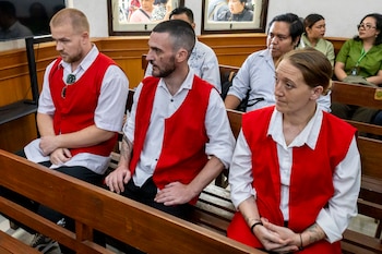 Tres británicos se enfrentan a posible pena capital por contrabando de drogas en Bali (EFE/EPA/MADE NAGI)