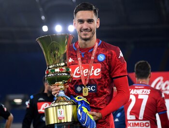 El arquero italiano del Napoli